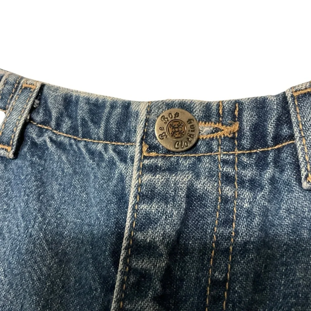 vtg BEBOP sz 12 Girls Blue Jean Shorts Regular Fit 5 Pockets Medium Wash